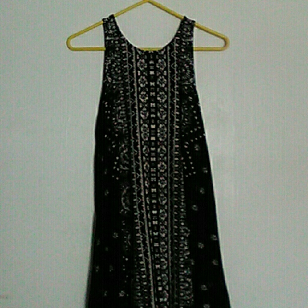 Bohemian print swing dress
